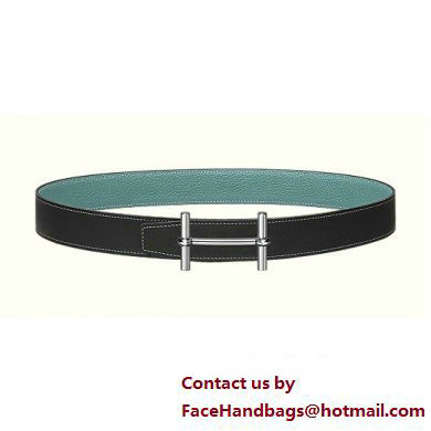 Hermes H d'Ancre belt buckle & Reversible leather strap 32 mm 04 2023